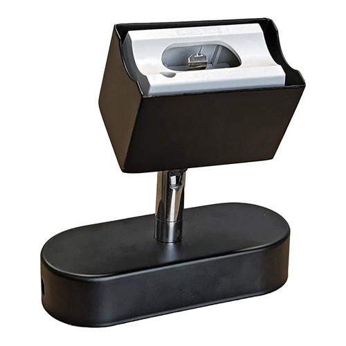 S14d fatning i sort metal - Fleksibel, til S14d pærer