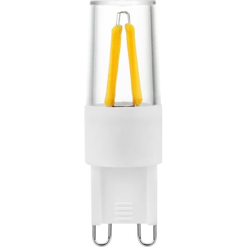 G9 2W dæmpbar LED pære - Filament, 5,2cm, 2700K, klart glas