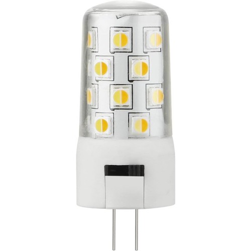 G4 3W LED pære, 12V - 4,6cm, CCT, dæmpbar, RA90, klar glas