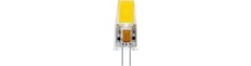 G4 2W dæmpbar LED pære, 12V - 260lm, COB, klar glas, 2700K