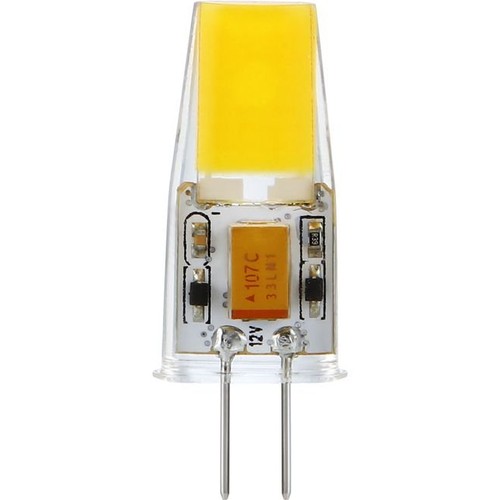 G4 2W dæmpbar LED pære, 12V - 260lm, COB, klar glas, 2700K