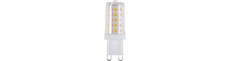G9 3W LED pære - 320lm, 5cm, klar glas, 2700K