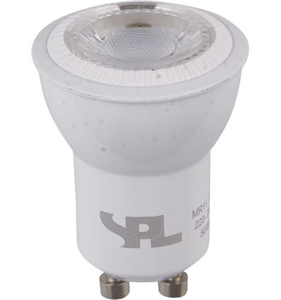 GU10 MR11 4W dæmpbar LED pære - 280lm, 3000K, 35 grader, hvid