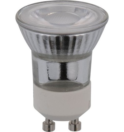 GU10 MR11 3W dæmpbar LED pære - 200lm, 40°, glas, varm hvid