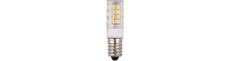 E14 3,5W dæmpbar LED pære - 5,3cm, 2700K, klar, Triac dæmpbar
