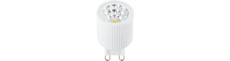 G9 3W LED reflektorpære - 24°, 240lm, klar glas, 2700K
