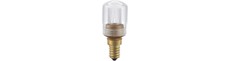E14 2W dæmpbar LED vintage pære - 7cm, 2000K, klart glas, rørformet