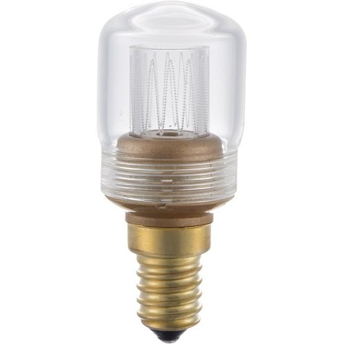 E14 2W dæmpbar LED vintage pære - 7cm, 2000K, klart glas, rørformet