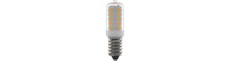 E14 3W dæmpbar LED rørpære - 5,1cm, 2700K, klar glas