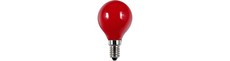 E14 1W LED kronepære - G45, Rød, Party Colour Premium