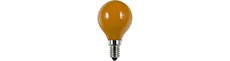 E14 1W LED kronepære - G45, Orange, Party Colour Premium