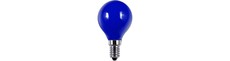 E14 1W LED kronepære - G45, Blå, Party Colour Premium
