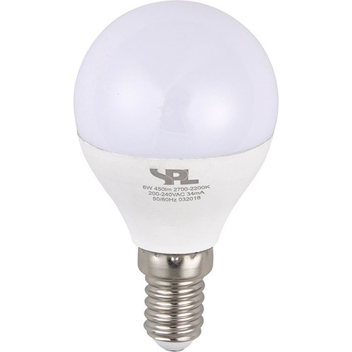 E14 4W DimToWarm LED kronepære - G45, 250lm, 2000-2700K, opal glas, dæmpbar