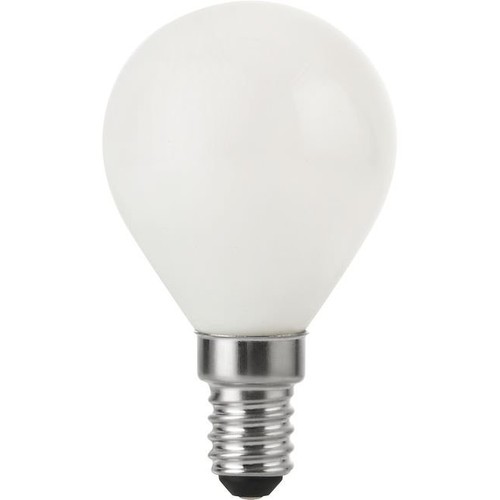 E14 4W DimToWarm LED kronepære - G45, opal glas, dæmpbar, 2000-2700K