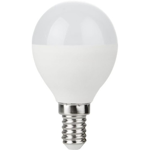 E14 5W dæmpbar LED kronepære - G45, 470lm, opal glas