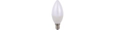 E14 5W dæmpbar LED kertepære - C35, 470lm, opal glas, 2700K