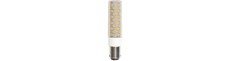 8cm / 6W dæmpbar BA15d LED pære - 840lm, 3000K, klart glas, AC/DC