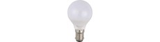 BA15d 3W LED kronepære, 12-60V - G45, opal glas, 250lm, varm hvid