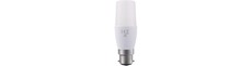 B22d 7W LED pære, 95-265V - 10,8cm, 640lm, opal glas