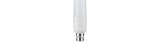 B22d 9W LED pære - 12,5cm, 95-265V, 1180lm, opal glas, 3000K