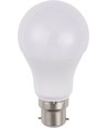BA22d 10W LED pære, 12-60V - 810lm, A60, opal glas, 3000K