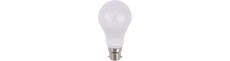 BA22d 5,5W LED pære, 12-60V - A60, 600lm, opal glas, 3000K