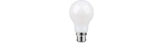 B22d 8W dæmpbar LED pære - A60, filament, mat glas, 806lm, varm hvid