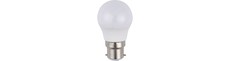 B22d 3W LED kronepære, 12-60V - G45, opal glas, 3000K