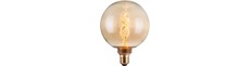 E27 3,5W dæmpbar LED Vintage DNA Globe G125 - 110lm, 1800K, guld glas