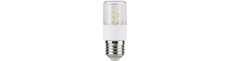 E27 7W dæmpbar LED rørpære - 8cm, 806lm, klar glas, 2700K
