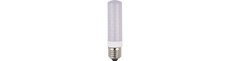 E27 10W dæmpbar LED rørpære - 11,5cm, 1050lm, opal glas, 3000K