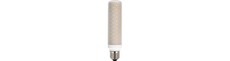 E27 15W LED rørpære 14,9cm - 1600lm, dæmpbar, opal glas, AC/DC