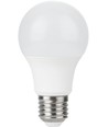 E27 5,5W LED pære, 12-60V - A60, 600lm, opal glas, 3000K