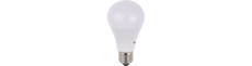 E27 12W dæmpbar LED pære - A65, 1055lm, opal glas, 2700K