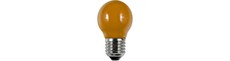 E27 1W LED kronepære - G45, Orange, Party Colour Premium