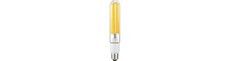 E27 36W HID Fila LED pære - 23,8cm, 5400lm, klar glas, varm hvid