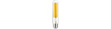 E40 41W HID Fila LED pære - 22,5cm, 7000lm, klart glas, varm hvid