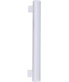 7W LED S14s T30 rørpære - 470lm, 2700K, opal glas