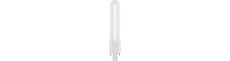 15,9cm / 5W G23 LED pære - 620lm, Direkte/Ballast kompatibel, opal glas