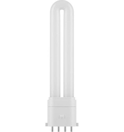 2G7 14,6cm / 4,5W PLS LED pære - 4-pin, opal glas, 6500K
