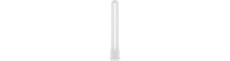 20,5cm / 5W PLS 2G7 LED pære - 700lm, 4-pin, opal glas, 3000K