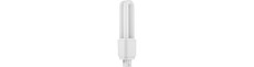 14,3cm / 6W G24d-2 LED pære - 850lm, Direkte/Ballast kompatibel, opal glas
