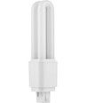 14,3cm / 6W G24d-2 LED pære - 850lm, Direkte/Ballast kompatibel, opal glas