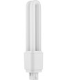 16,8cm / 9W G24d-2 LED pære - Direkte/Ballast kompatibel, 1360lm, opal glas