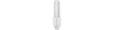 14,3cm / 6W G24q LED pære - 880lm, 4-pin, opal glas, 6500K
