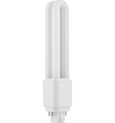 16,8cm / 9W G24q LED pære - 1360lm, 4000K, opal glas, 4-pin