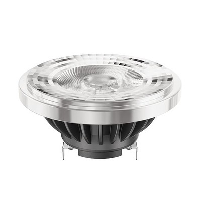 G53 AR111 12W LED pære, 12V - 980lm, 24°, dæmpbar, 2700K