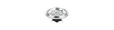 G53 AR111 12W LED pære, 12V - 10°, dæmpbar, 2700K, grå, AC/DC