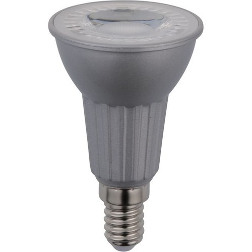 E14 5W dæmpbar LED pære - PAR16, 380lm, 2700K, 36°, sølv finish