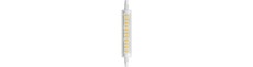 R7S 118mm / 11W LED pære - 1600lm, klar glas, 3000K